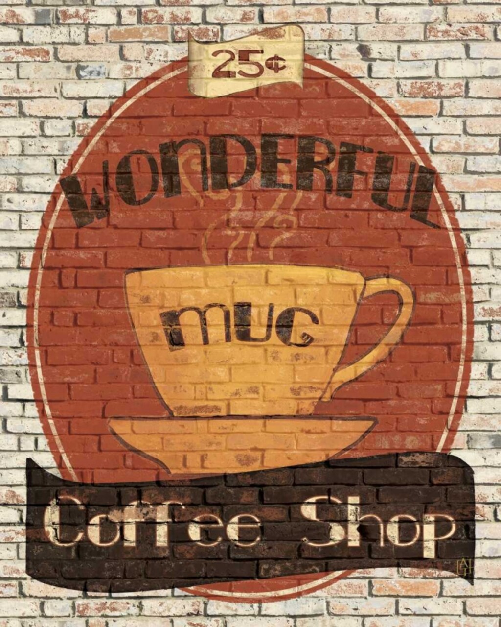 Wonderful Coffee Shop Poster Print by Avery Tillmon - Item # VARPDX1063